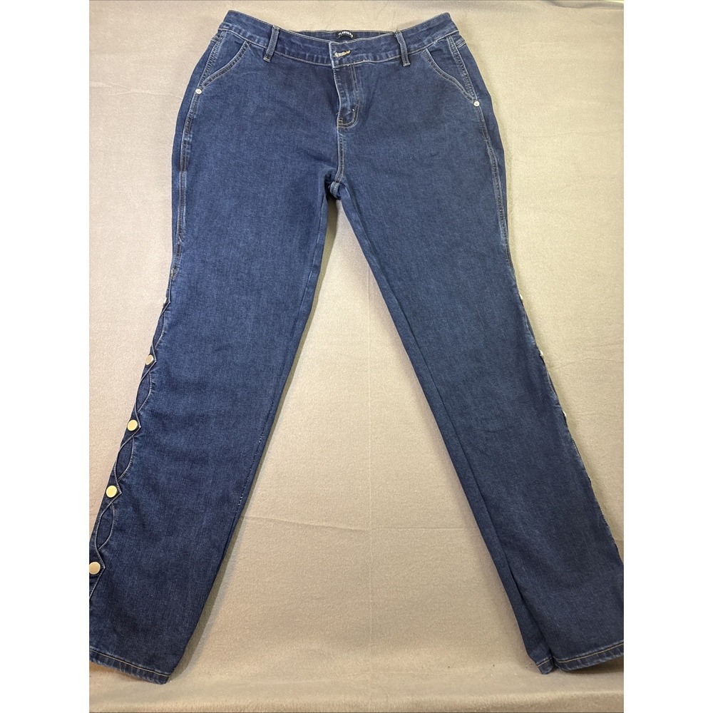 Flamingals 3XL Jeans Button Accent On Legs